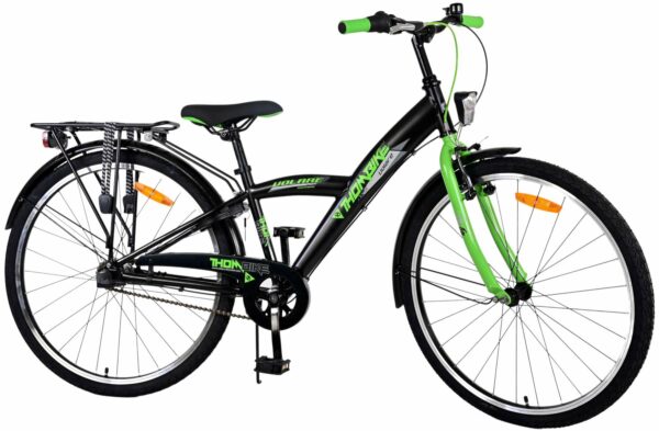 Volare Thombike Kinderfiets – Jongens – 26 inch – Zwart Groen – 3 versnellingen