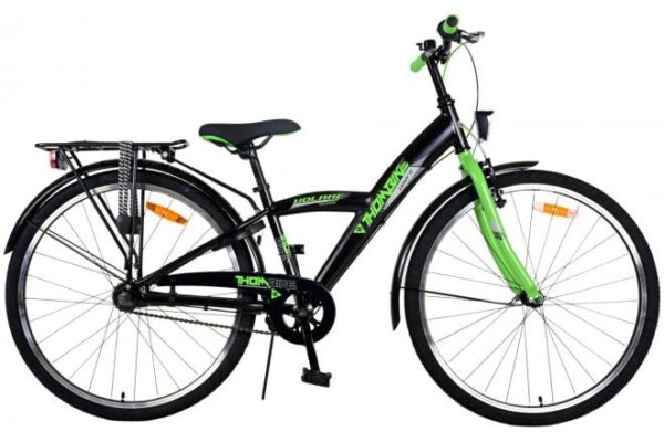 Volare Thombike Kinderfiets – Jongens – 26 inch – Zwart Groen – 3 versnellingen