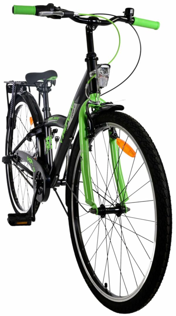 Volare Thombike Kinderfiets – Jongens – 26 inch – Zwart Groen – 3 versnellingen