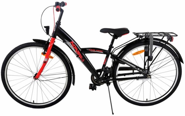 Volare Thombike Kinderfiets – Jongens – 26 inch – Zwart Rood – 3 versnellingen