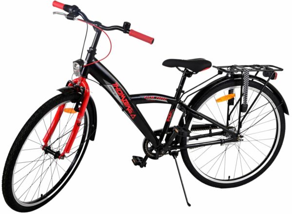 Volare Thombike Kinderfiets – Jongens – 26 inch – Zwart Rood – 3 versnellingen