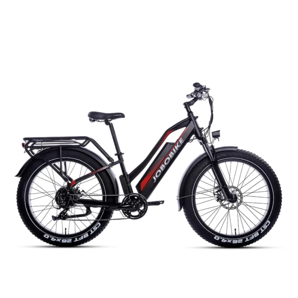 Jobobike Robin – Elektrische Fatbike  26inch 7V – Matt Zwart 2025