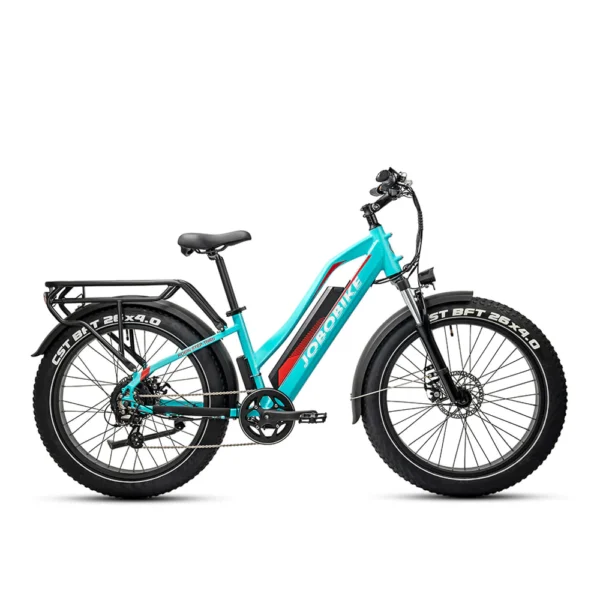Jobobike Robin – Elektrische Fatbike 26inch 7V Blauw – 2025