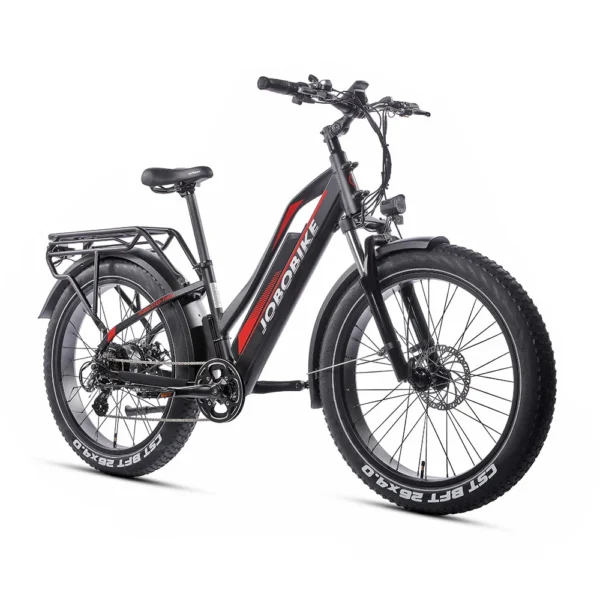 Jobobike Robin – Elektrische Fatbike  26inch 7V – Matt Zwart 2025