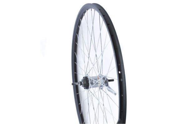 Achterwiel 28 INCH Remnaaf ‘ Nexus 3 met toebehoren dubbelvelg Zwart/Grijs (Chroom spaken) *Vintage/Dutch*