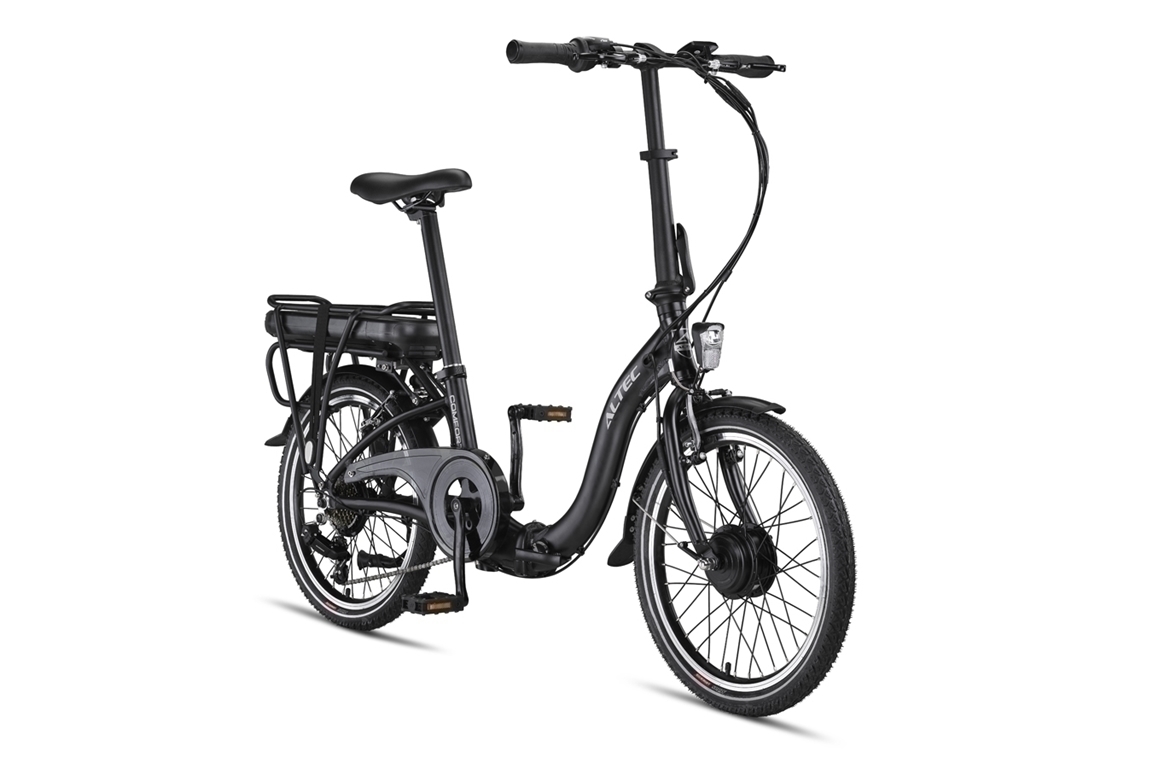 Altec Comfort E-bike Vouwfiets 20 inch 7-spd. 518Wh Mat Zwart – M129 – 40Nm