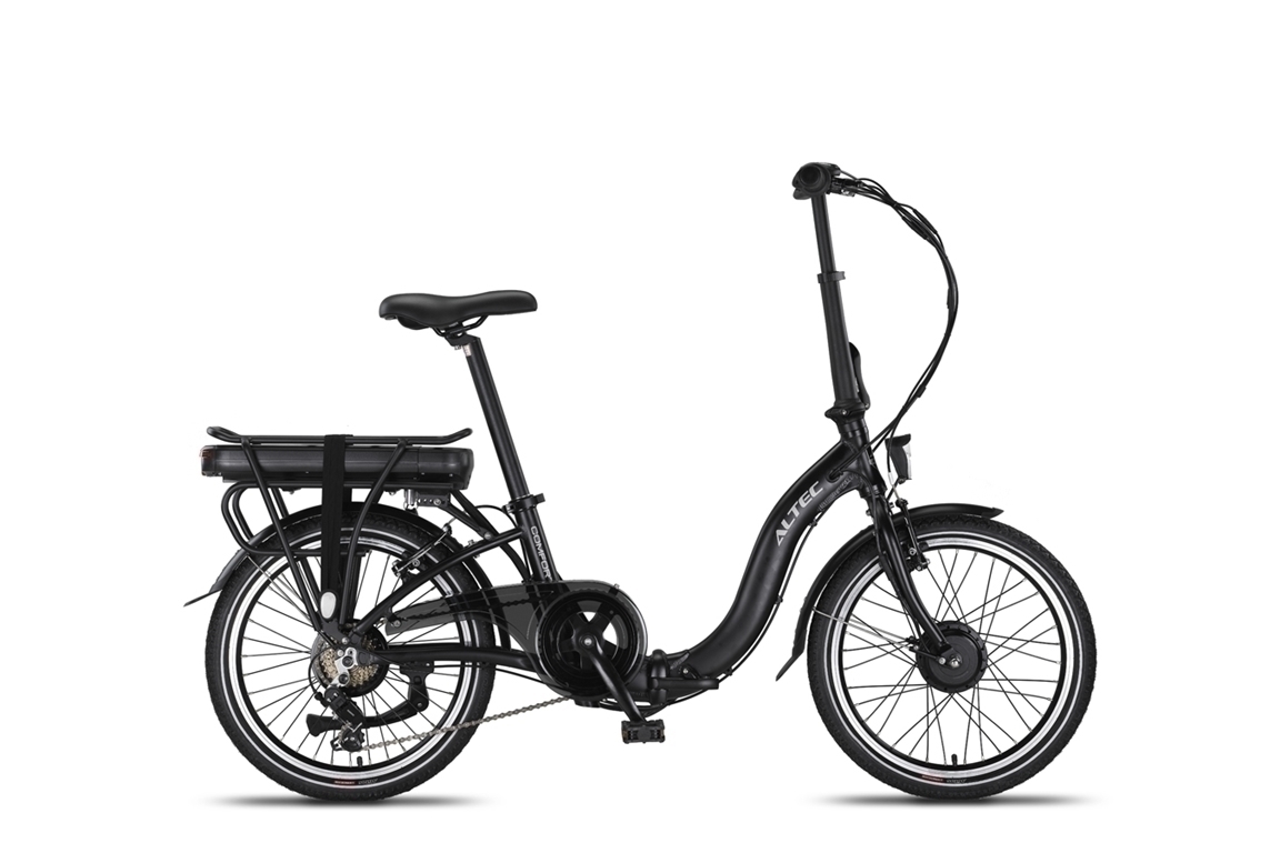 Altec Comfort E-bike Vouwfiets 20 inch 7-spd. 518Wh Mat Zwart – M129 – 40Nm
