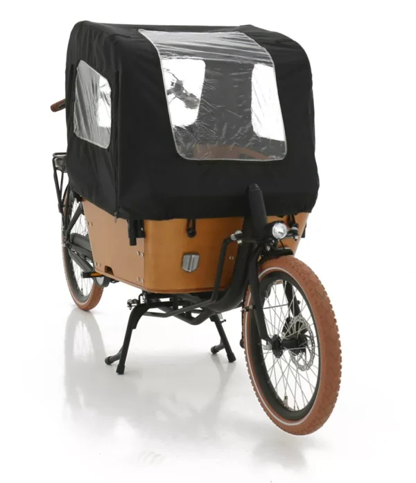Vogue Carry 2 Elektrische Bakfiets 15Ah 540Wh Matt Black/Brown