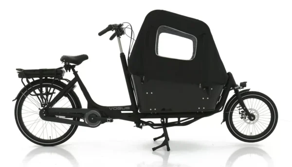Vogue Carry 2 Elektrische Bakfiets 15Ah 540Wh Matt Black Black