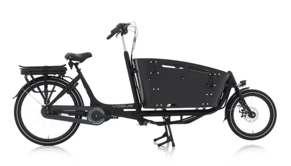 Vogue Carry 2 Elektrische Bakfiets 15Ah 540Wh Matt Black Black