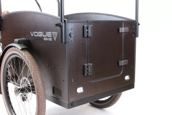 Vogue Journey Dog Elektrische Bakfiets Zwart/Bruin
