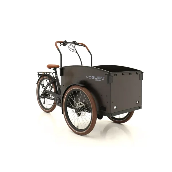 Vogue Journey Dog Elektrische Bakfiets Zwart/Bruin