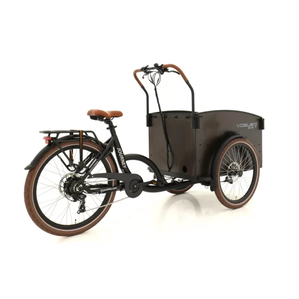 Vogue Journey Dog Elektrische Bakfiets Zwart/Bruin