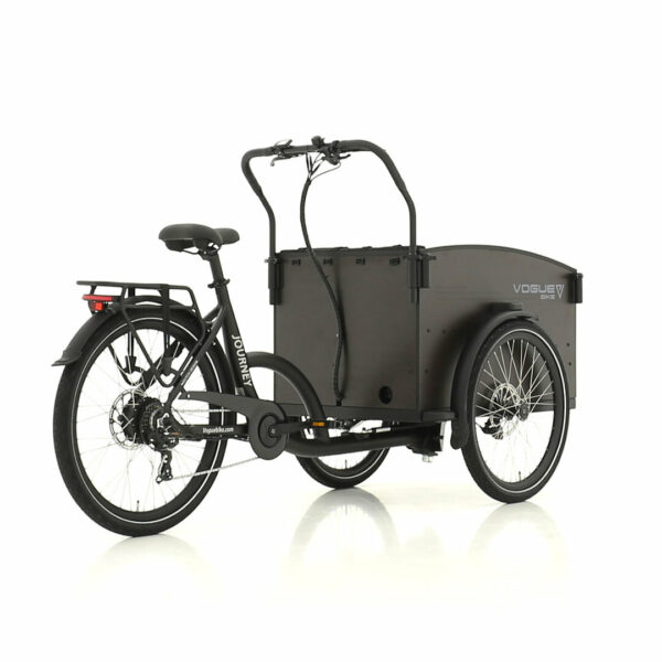 Vogue Journey Dog Elektrische Bakfiets | Zwart/Zwart