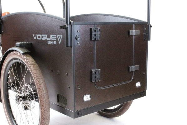 Vogue Journey Dog Elektrische Bakfiets | Zwart/Zwart