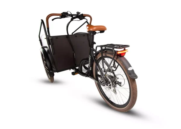 Vogue Journey Elektrische Bakfiets  Zwart/Bruin