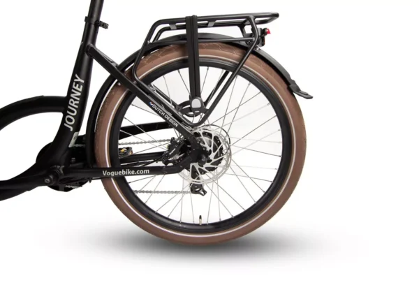 Vogue Journey Elektrische Bakfiets  Zwart/Bruin