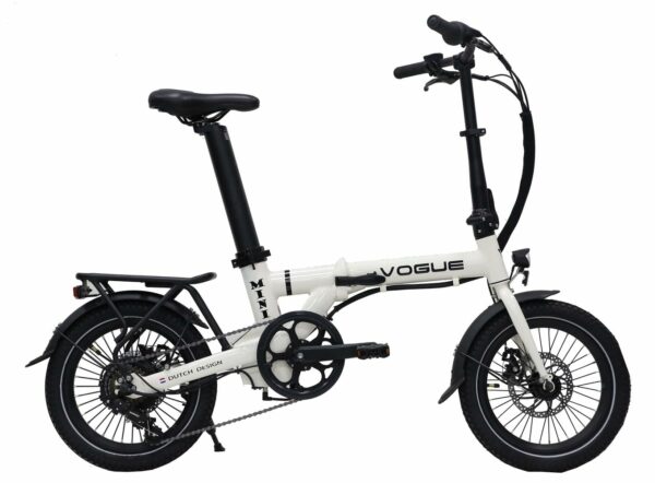Vogue Mini Elektrische Vouwfiets 6 Speed 16” Fashion Grey