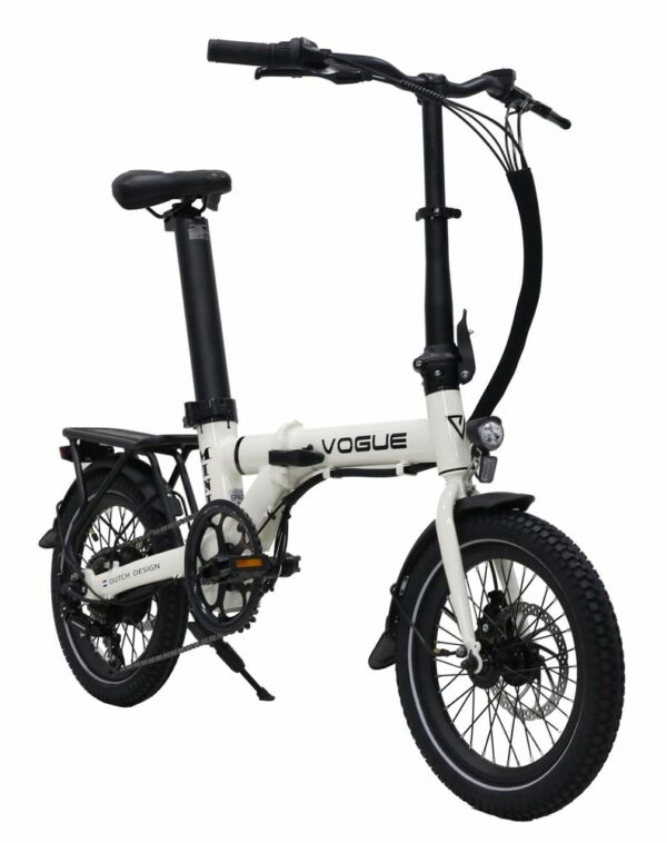 Vogue Mini Elektrische Vouwfiets 6 Speed 16” Fashion Grey