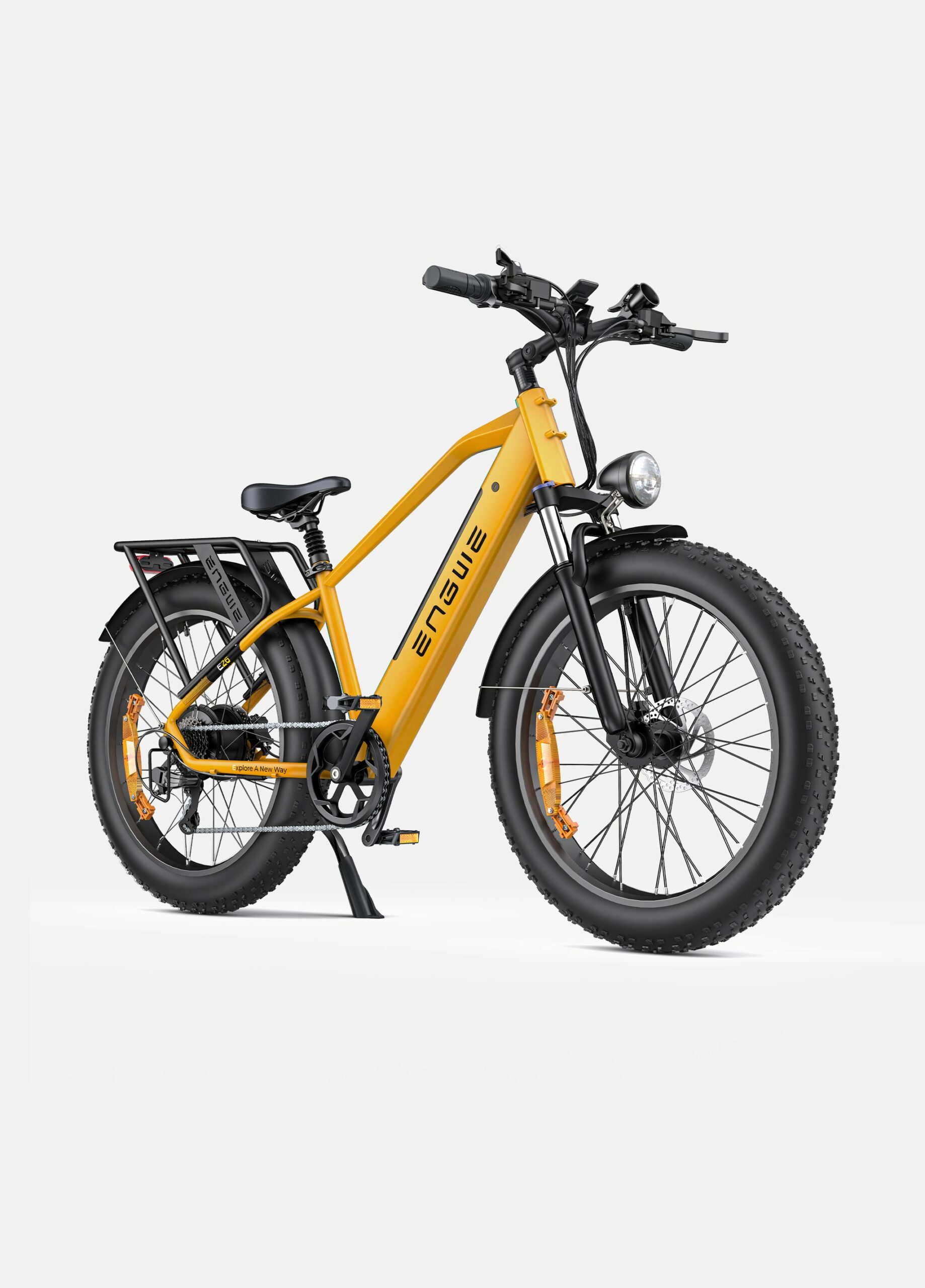 Engwe E26 High-Step – Elektrische Fatbike 25km/h 250W Geel – 2023