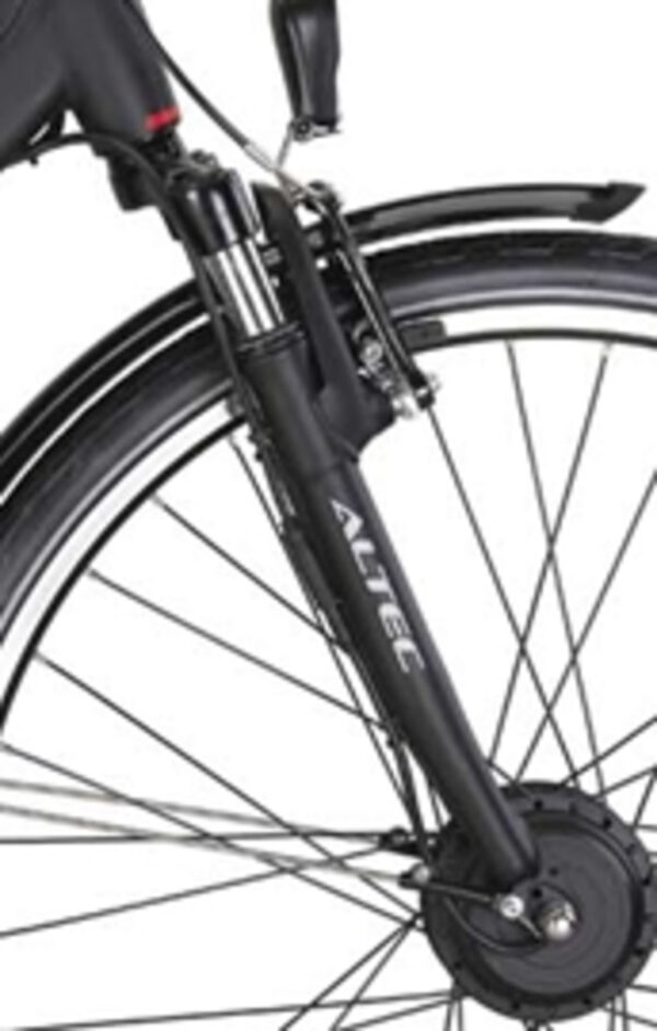 Voorvork 28 INCH verend zwart *E-bike Sapphire/Jade*