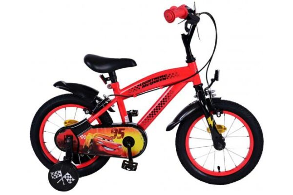 Disney Cars Kinderfiets – Jongens – 14 inch – Rood – Twee handremmen