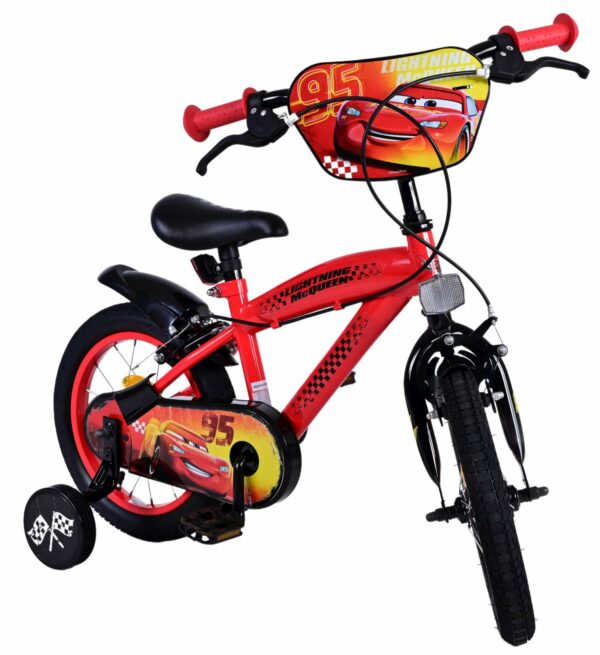 Disney Cars Kinderfiets – Jongens – 14 inch – Rood – Twee handremmen