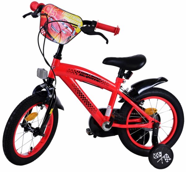 Disney Cars Kinderfiets – Jongens – 14 inch – Rood – Twee handremmen