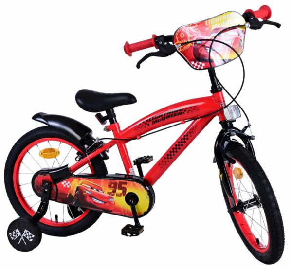 Disney Cars Kinderfiets – Jongens – 16 inch – Rood – Twee handremmen