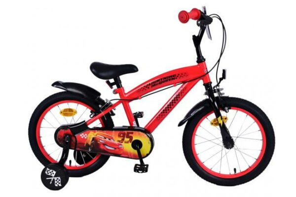 Disney Cars Kinderfiets – Jongens – 16 inch – Rood – Twee handremmen