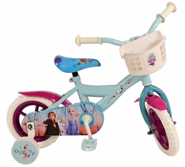 Disney Frozen 2 Kinderfiets – Meisjes – 10 inch – Blauw/Paars – Doortrapper