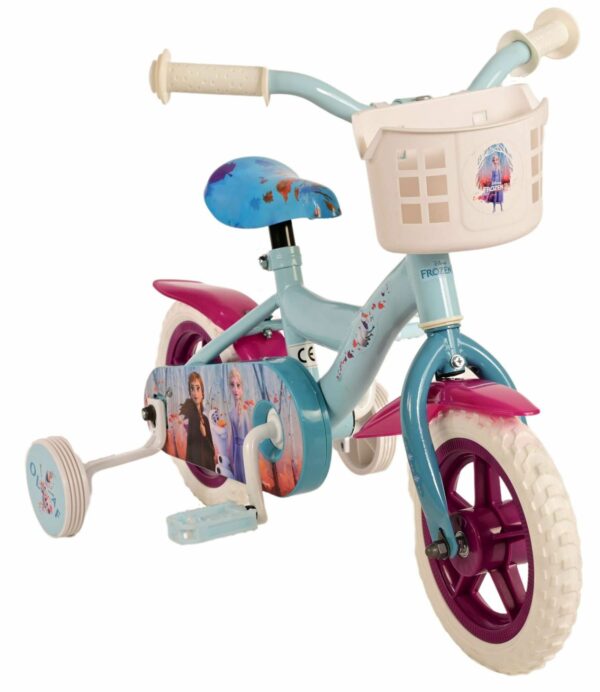 Disney Frozen 2 Kinderfiets – Meisjes – 10 inch – Blauw/Paars – Doortrapper
