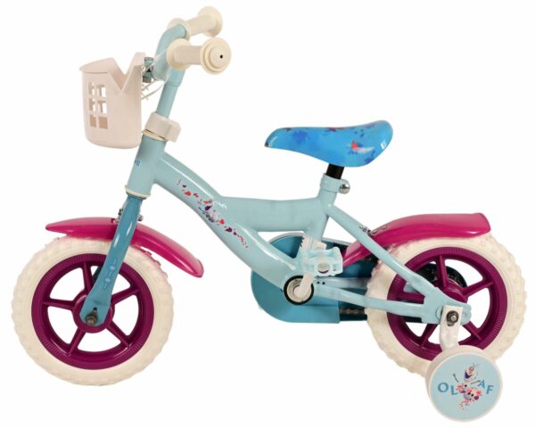 Disney Frozen 2 Kinderfiets – Meisjes – 10 inch – Blauw/Paars – Doortrapper