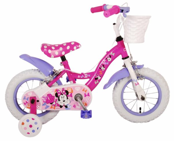 Disney Minnie Cutest Ever! Kinderfiets – Meisjes – 12 inch – Roze – Twee handremmen