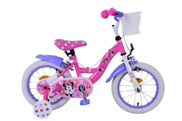 Disney Minnie Kinderfiets – Meisjes – 14 inch – Roze – Twee handremmen