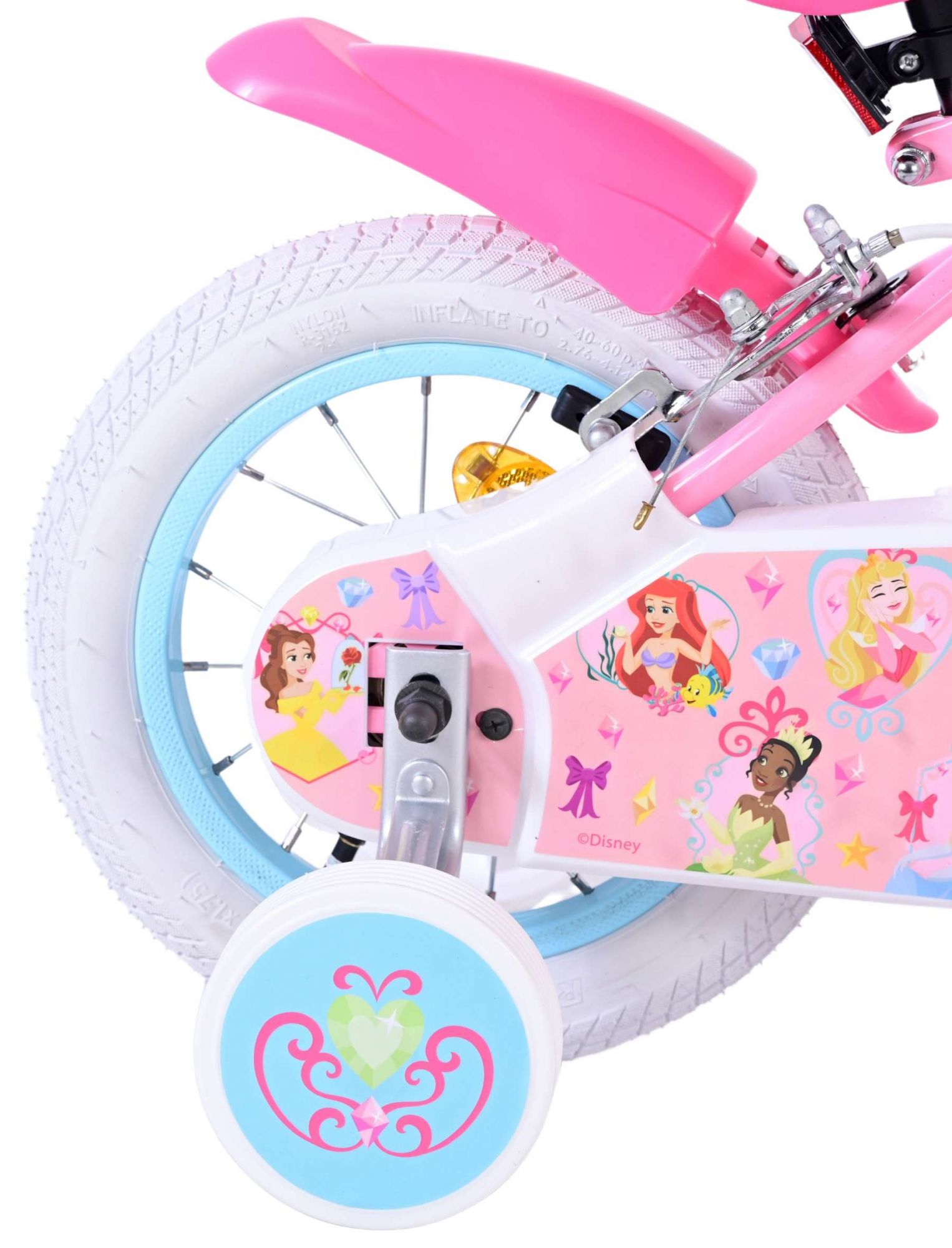 Disney Princess Kinderfiets – Meisjes – 12 inch – Roze – Twee Handremmen
