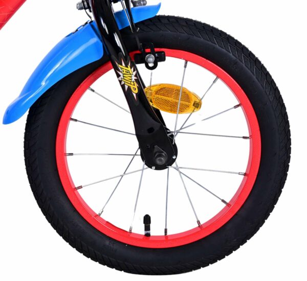 Ultimate Spider-Man Kinderfiets – Jongens – 14 inch – Blauw/Rood – Twee handremmen