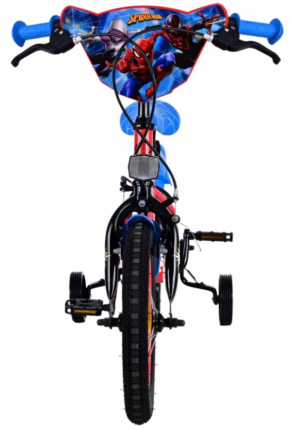 Ultimate Spider-Man Kinderfiets – Jongens – 14 inch – Blauw/Rood – Twee handremmen