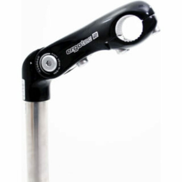Stuurpen 25.4 / 110mm pen 30cm Verstelbaar met binnenrand Zwart Ergotec