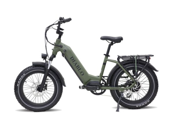 Diablo XR1 Elektrische Fatbike 7V 960Wh 20Ah Army Green