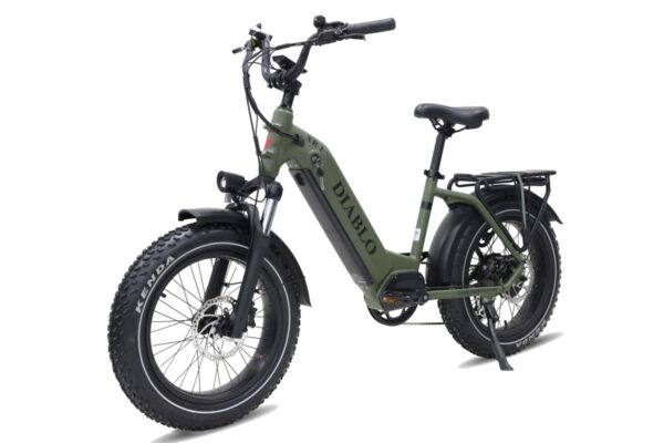 Diablo XR1 Elektrische Fatbike 7V 960Wh 20Ah Army Green