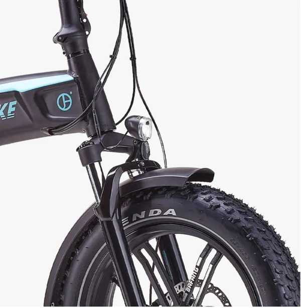 JOBOBIKE Eddy Fatbike 7V 20 inch opvouwbaar – Zwart