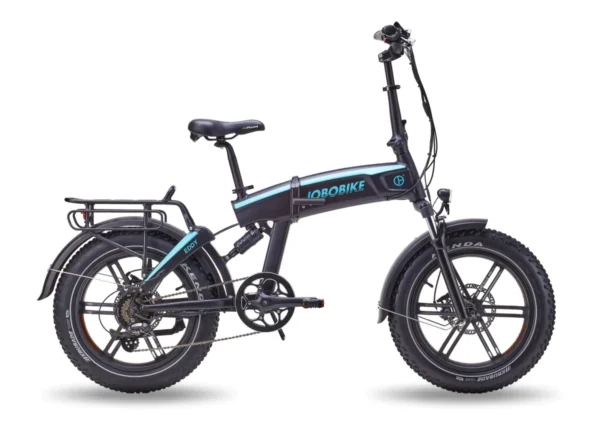 JOBOBIKE Eddy Fatbike 7V 20 inch opvouwbaar – Zwart