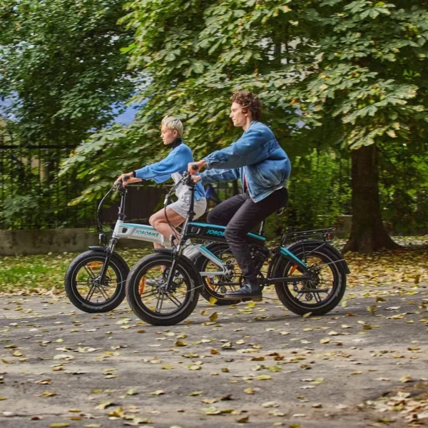 JOBOBIKE Eddy Fatbike 7V 20 inch opvouwbaar – Zwart