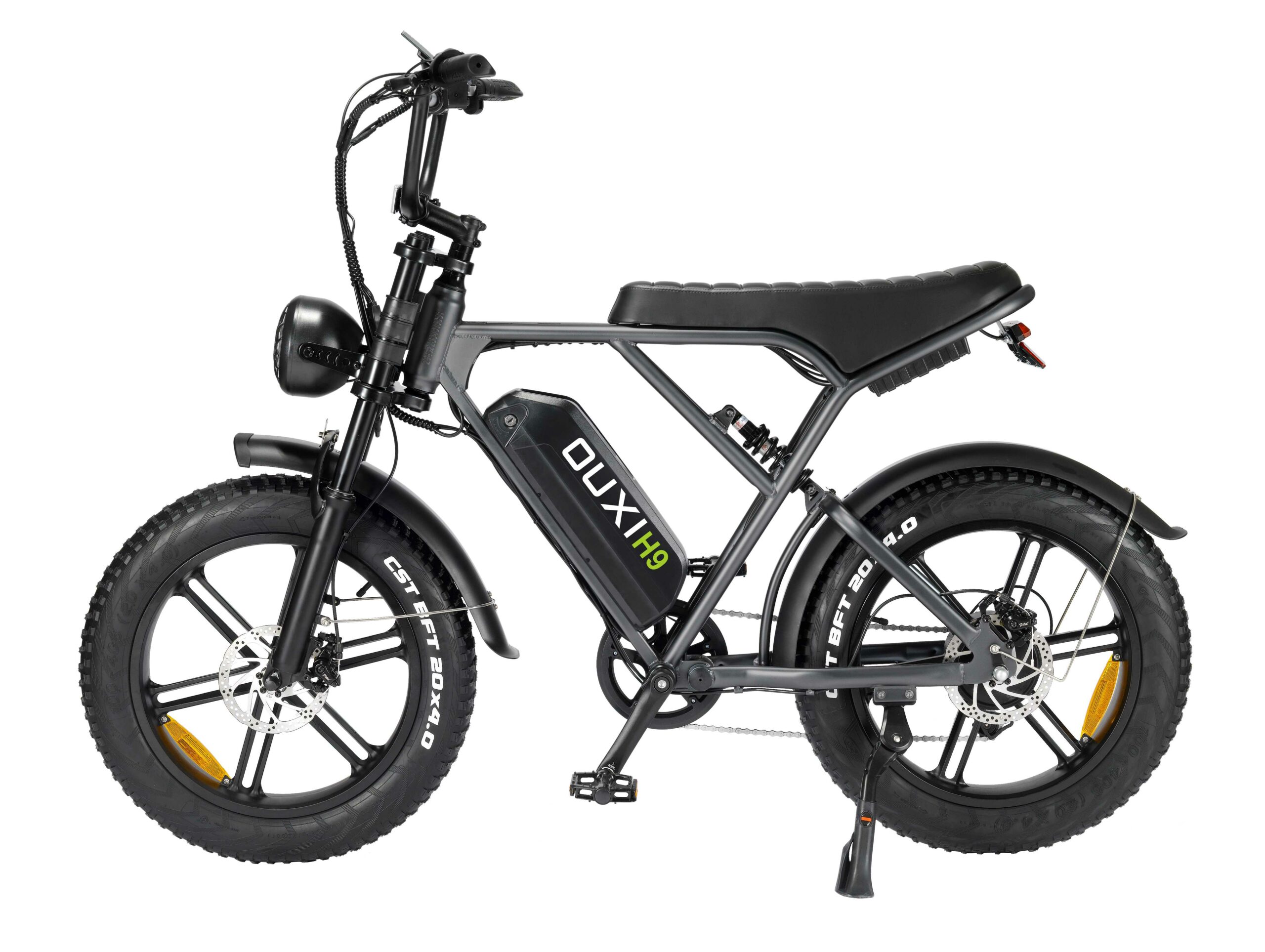Ouxi H9 – Fatbike – 25km/h 250W Zwart