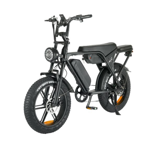 Ouxi V8.4 Plus Zwart + Extra Accu + Achterzitje + Voetsteuntje + Slot