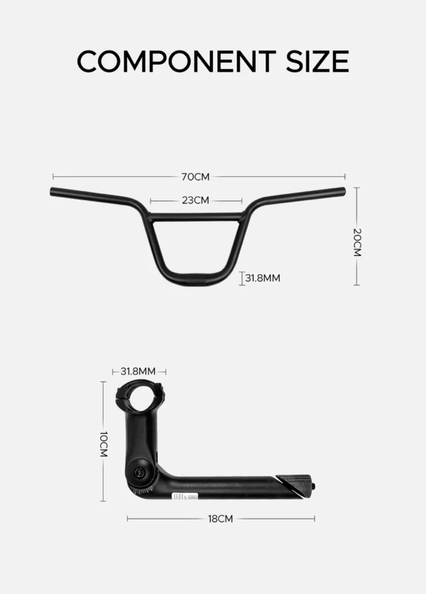 BMX-stuur voor EP-2 Pro/Engine X