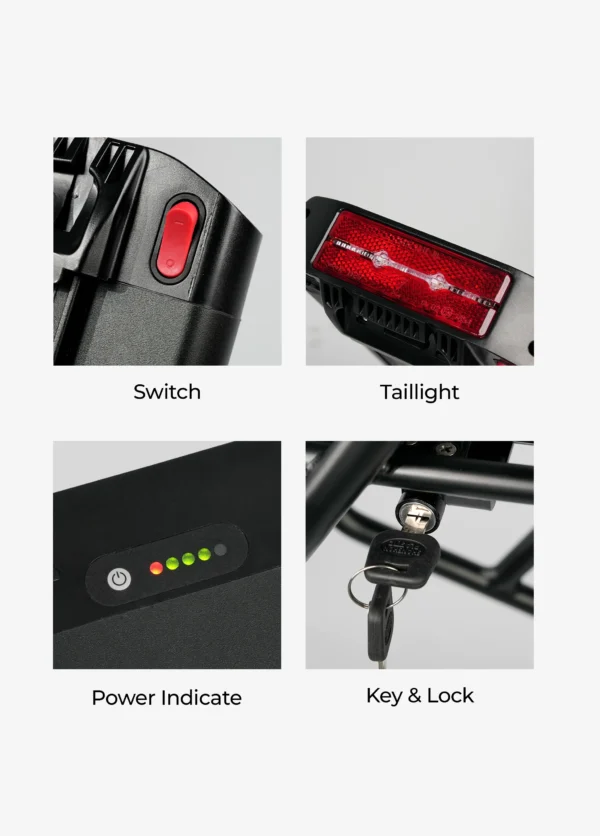 Achterrek + Accu voor Engine Pro / Engine X