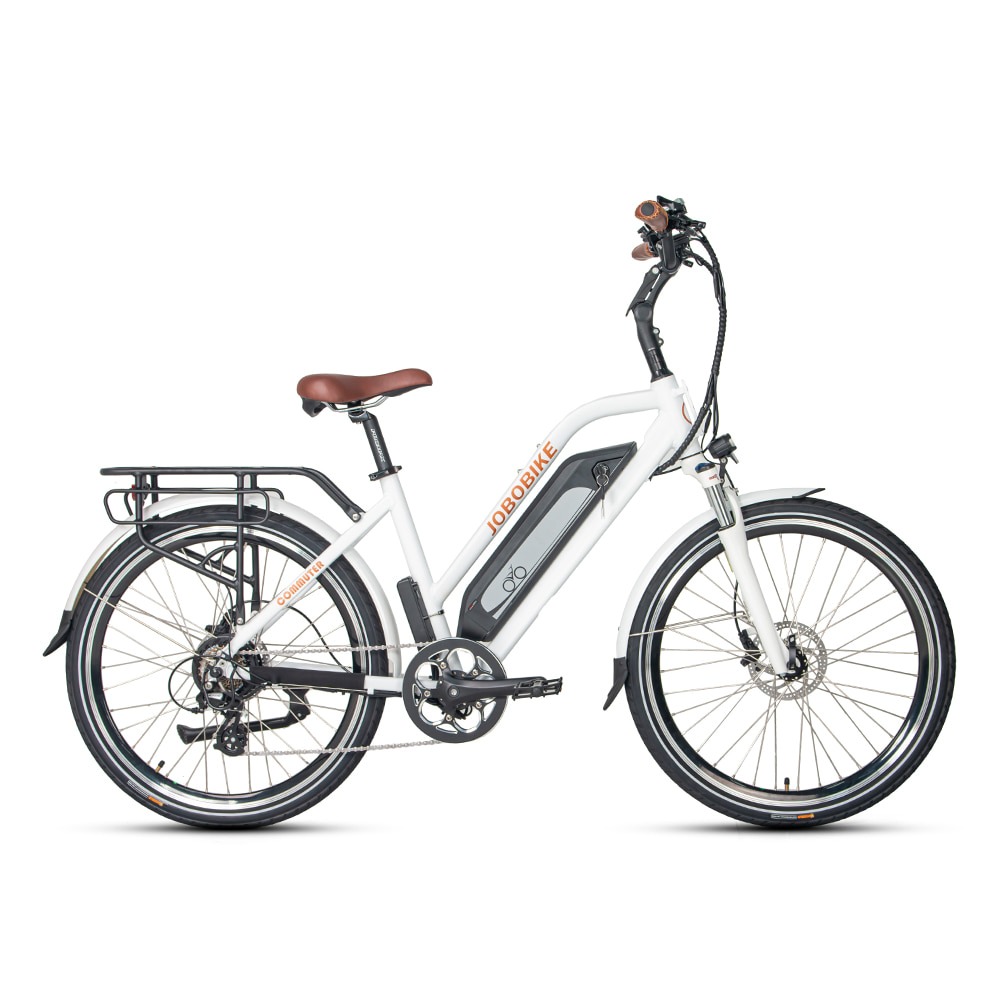 JOBOBIKE Commuter – Step-thru City E-bike – Wit
