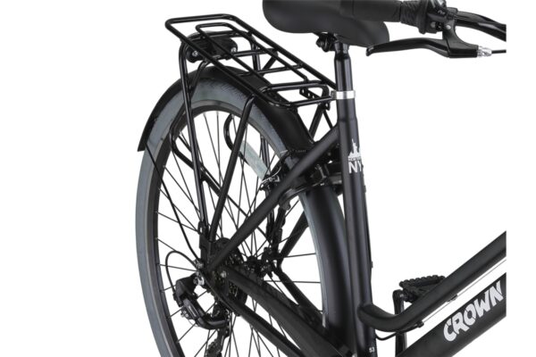 New York 28inch Damesfiets 53cm 7s  Midnight Black